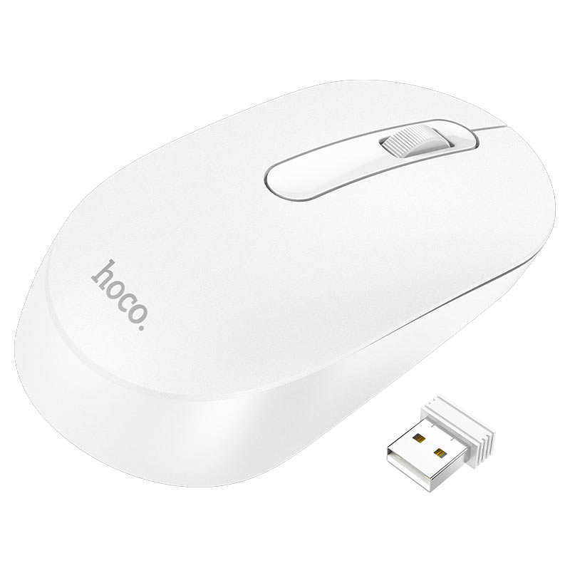 GM14 Platinum, wireless Maus, 2.4G connection, 1200 DPI, Weiß