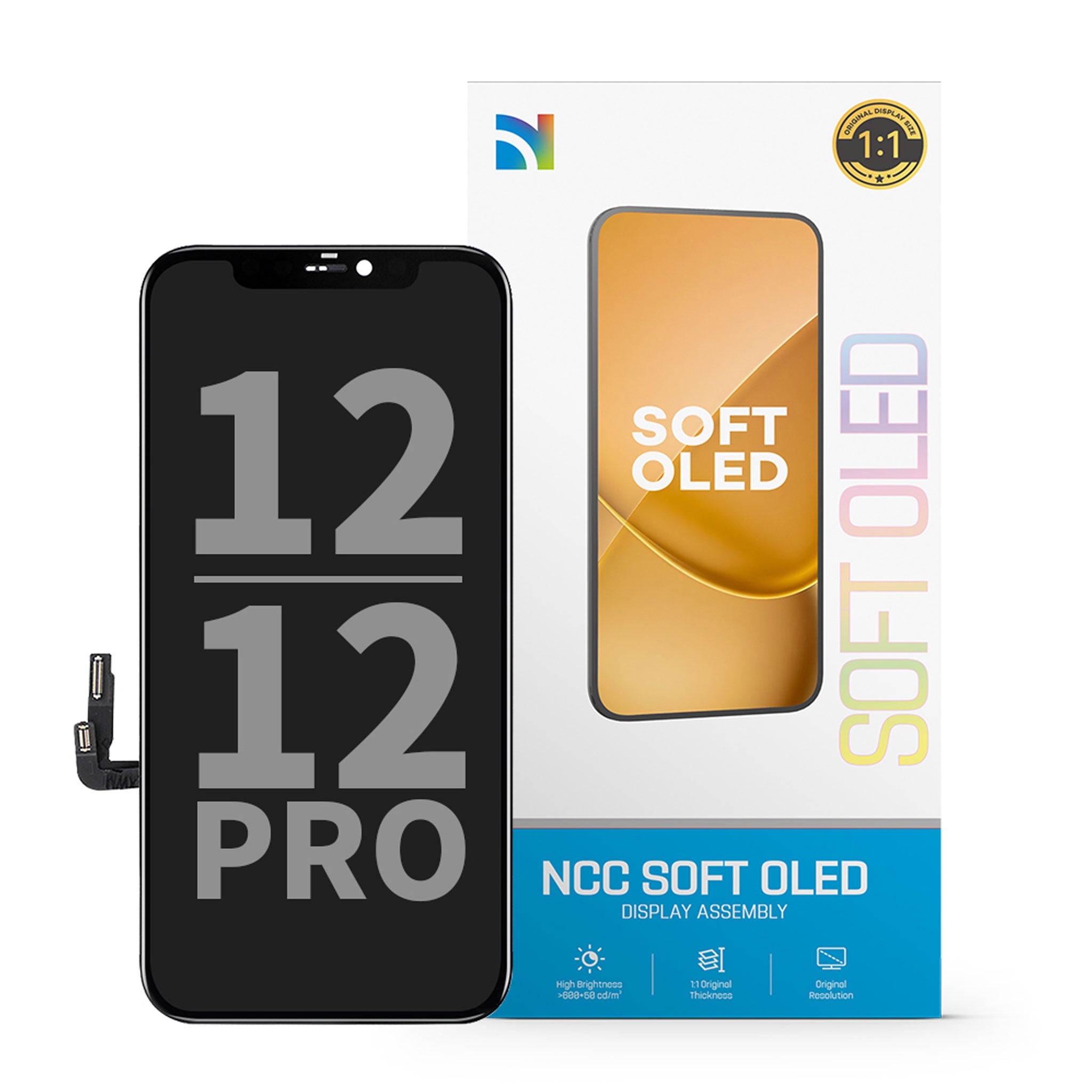 Soft Oled Display für iPhone 12 Pro Soft OLED - Premium