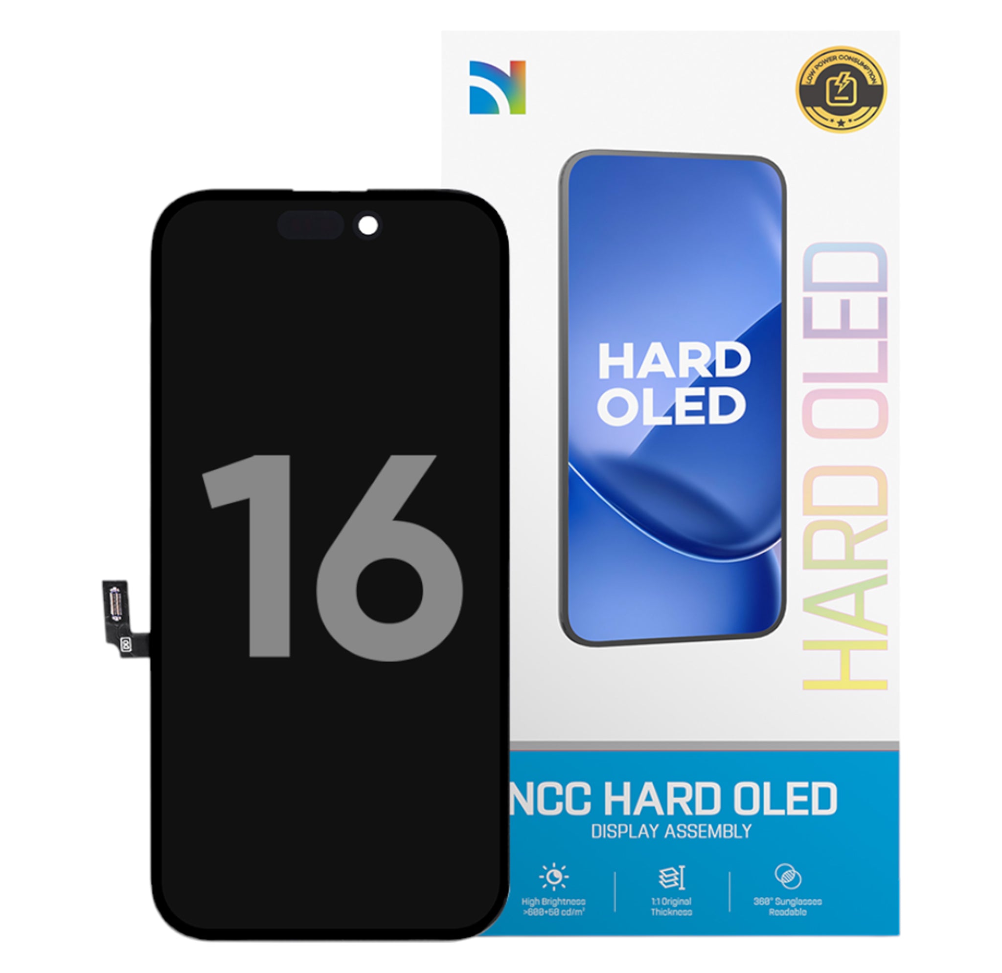 iPhone 16 Display Hard OLED NCC – Premium Ersatzdisplay