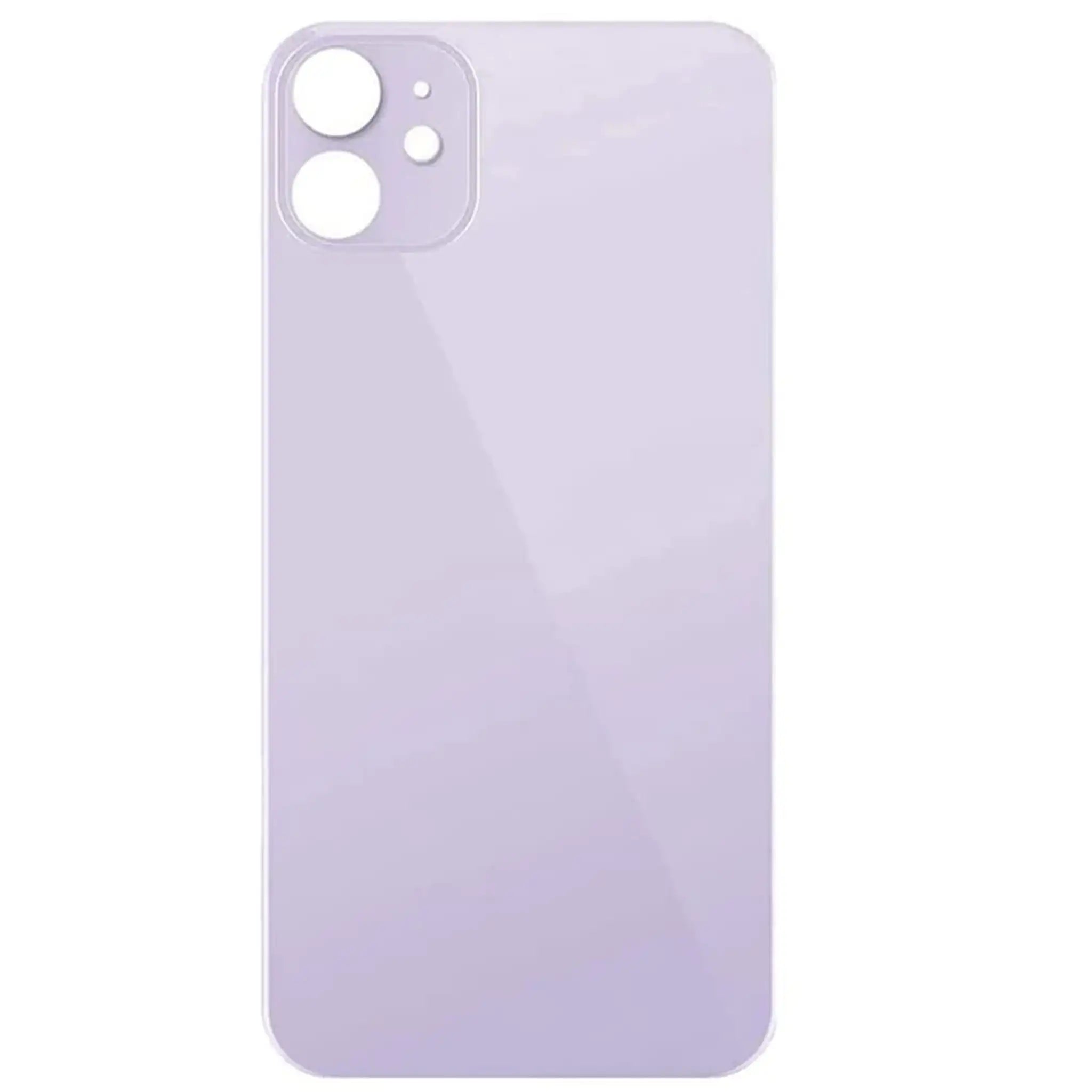 iPhone 11 Akkudeckel Glas – Premium Qualität, Violett, Big Hole (Großes Kameraloch)