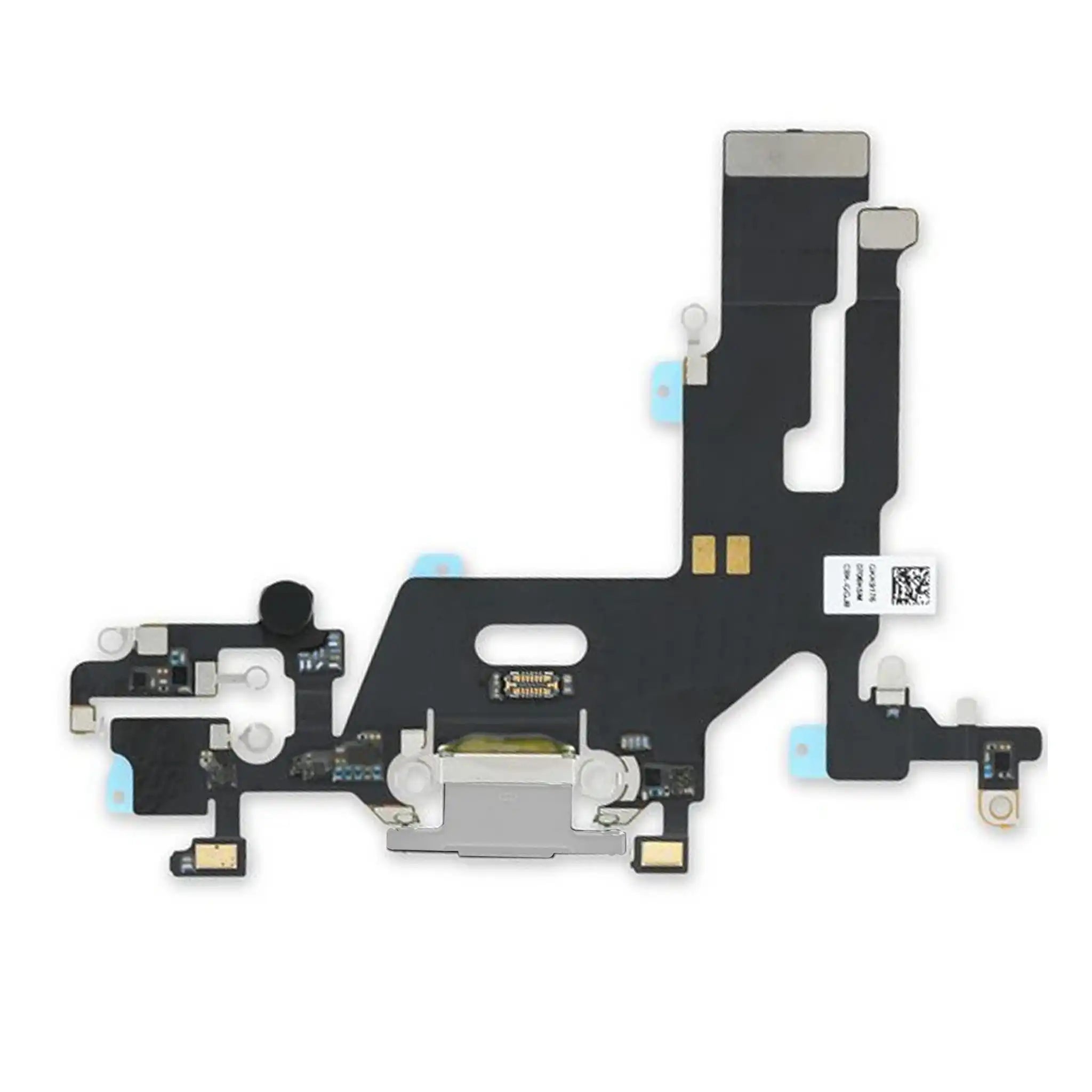 iPhone 11 Ladebuchse / Charging Port Flex – Weiß [Original / Pulled]
