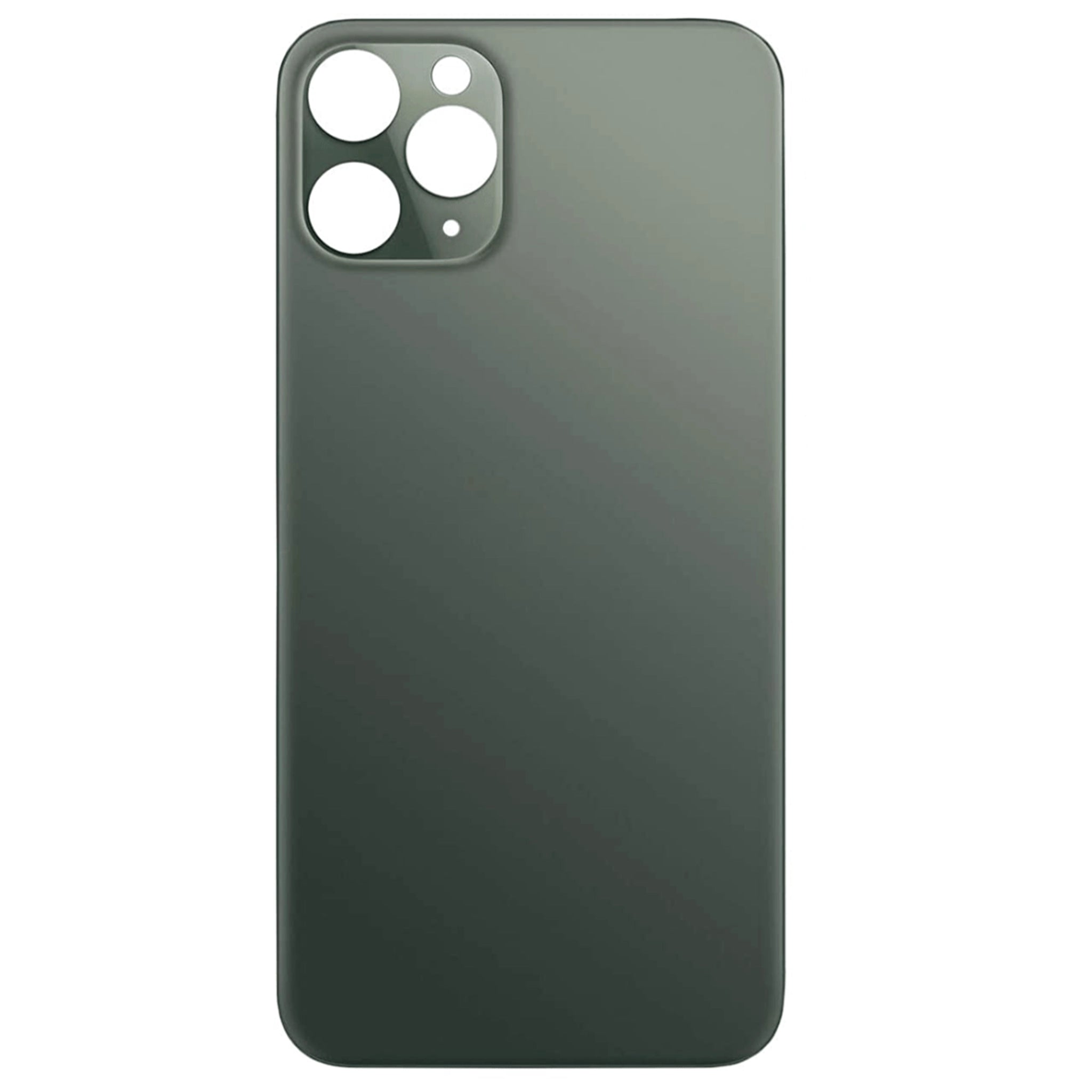 iPhone 11 Pro Max Akkudeckel Glas – Premium Qualität, Nachtgrün, Big Hole (Großes Kameraloch)