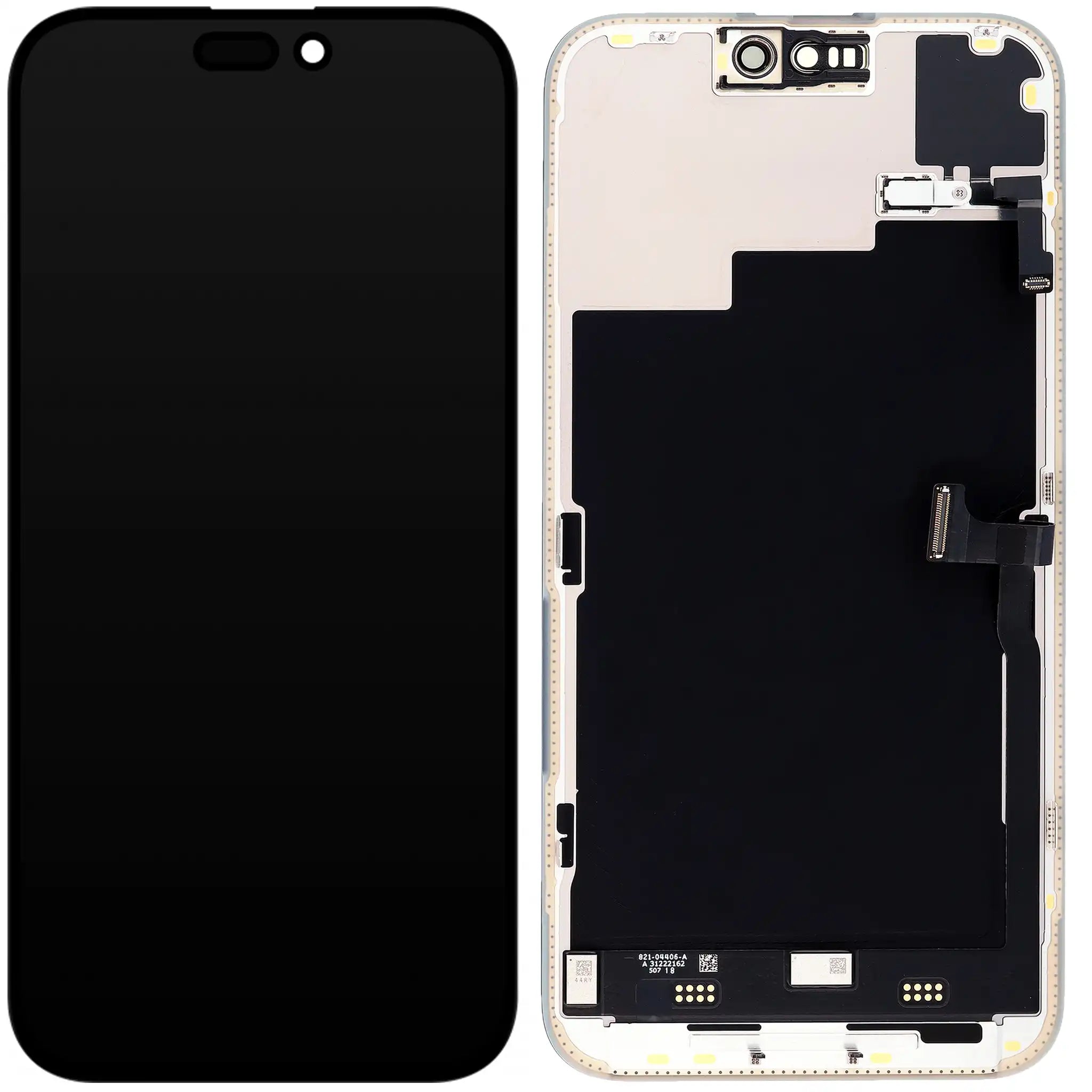 Display mit Sensor Flex für iPhone 15 Pro Max Black Soft Oled 120Hz