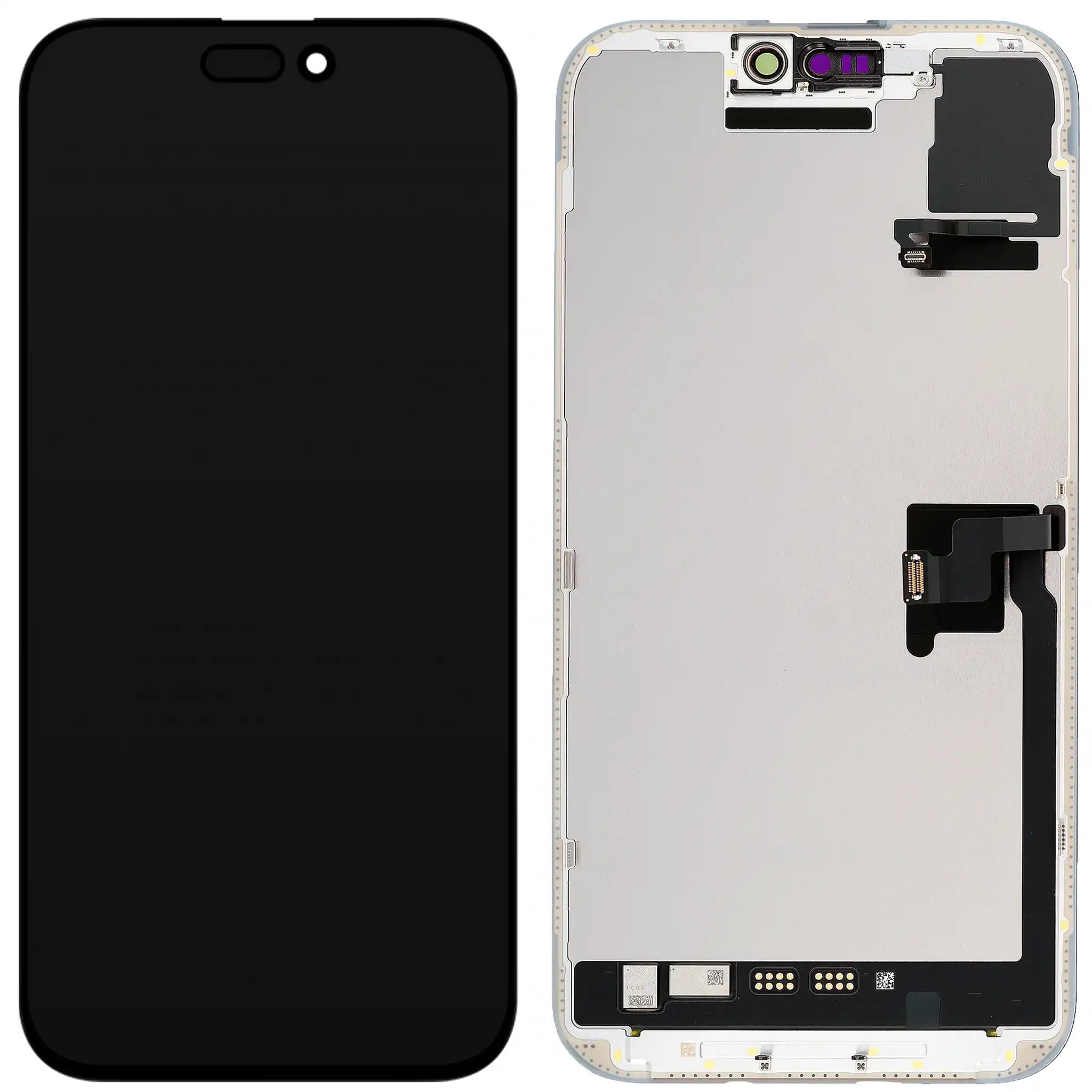 Display mit Sensor Flex für iPhone 16 Pro Max Black Soft Oled 120Hz