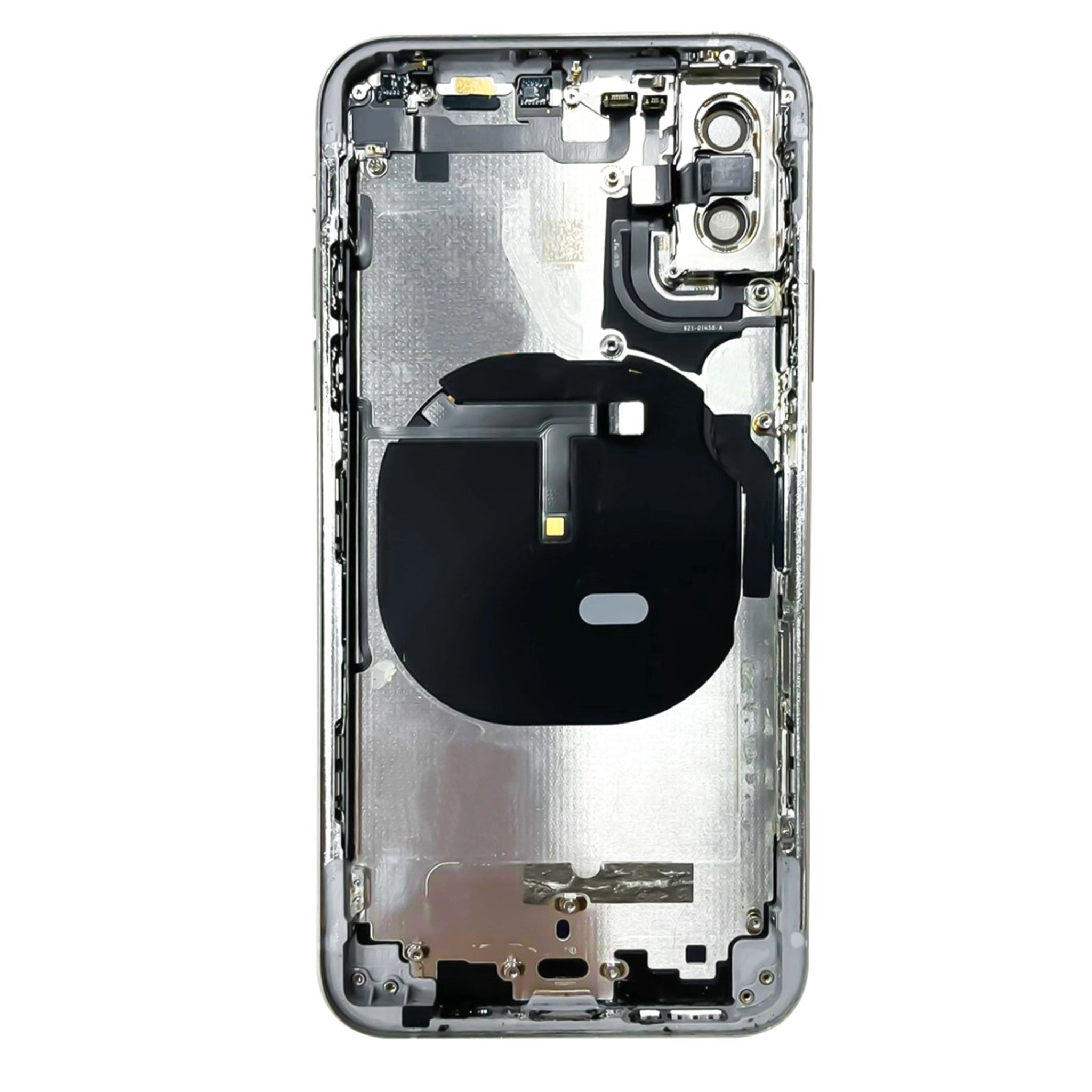 iPhone XS Akkudeckel Gehäuse mit Kleinteilen – Weiß, CE Version