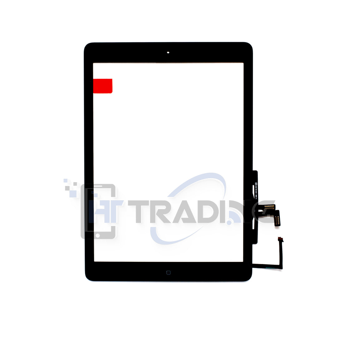 Touchscreen für iPad Air 1, iPad 5 9.7 ( 2017 ) A1474 A1475 A1476 A1822 A1823 mit Kleber Schwarz
