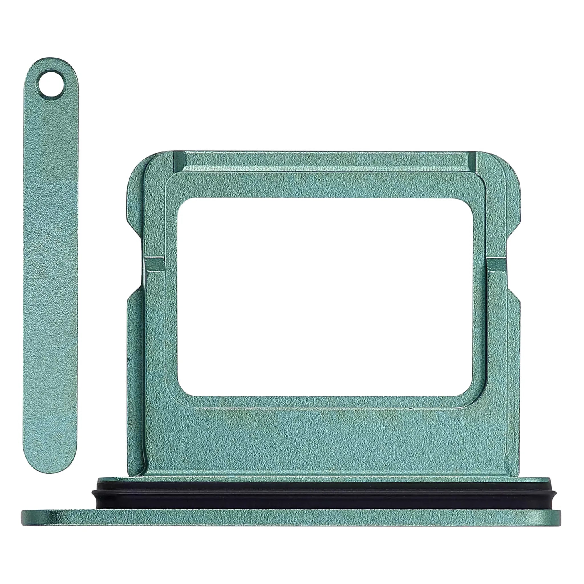 Ersatz-SIM-Karten-Slot für das iPhone 16 in der Farbe Ultramarin mit Dichtungsring.