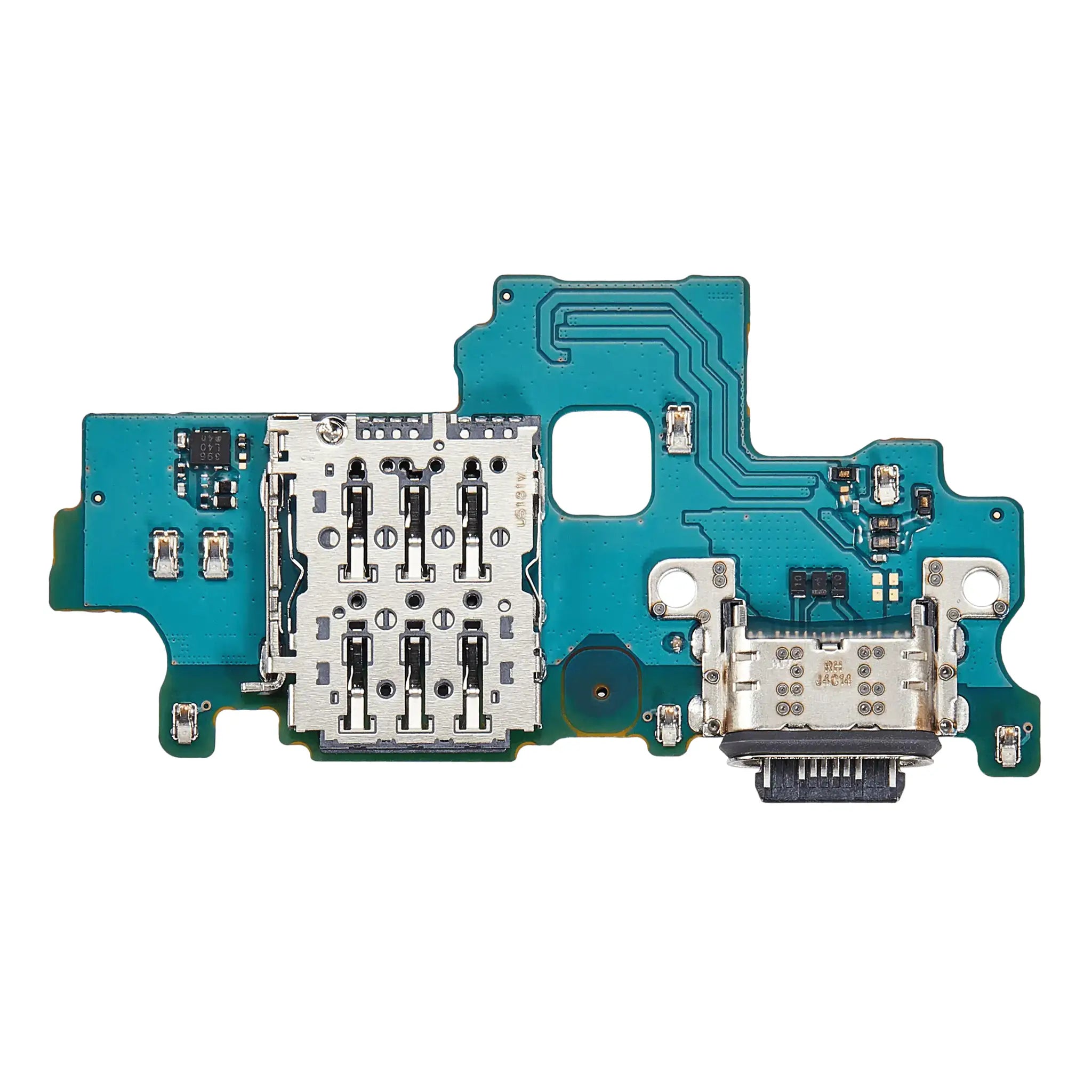 Ersatz Ladebuchse / Dock Connector Platine für Samsung Galaxy A36 (A366B) inklusive Mikrofon.