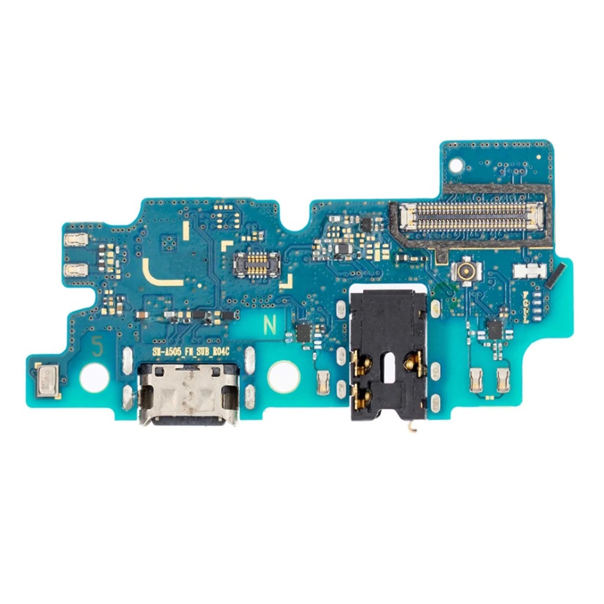 Ersatz-Ladebuchse (Subboard) mit USB-C Anschluss und Mikrofon für Samsung Galaxy A50 (A505F).