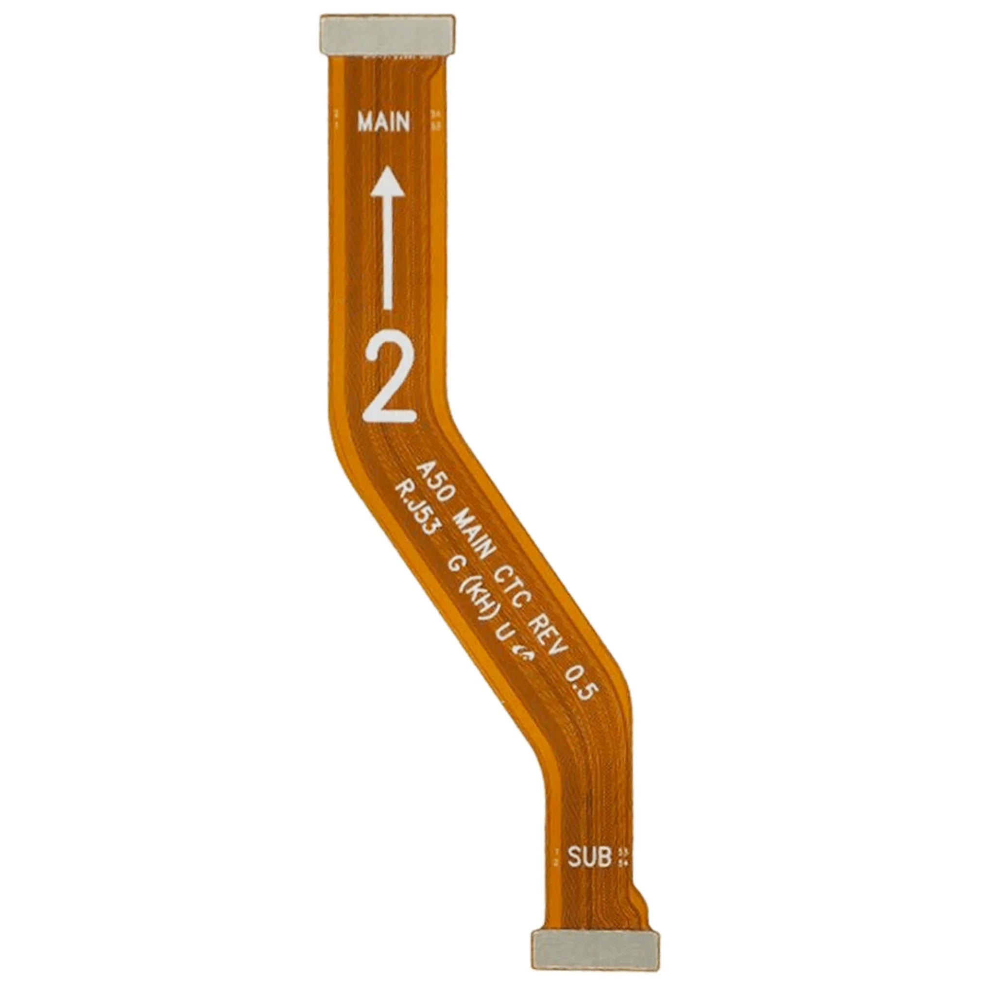 Ersatz-Main-Flexkabel 2 (Sub-Board Verbindungskabel) für Samsung Galaxy A50 (A505F) zur Behebung von Ladeproblemen.