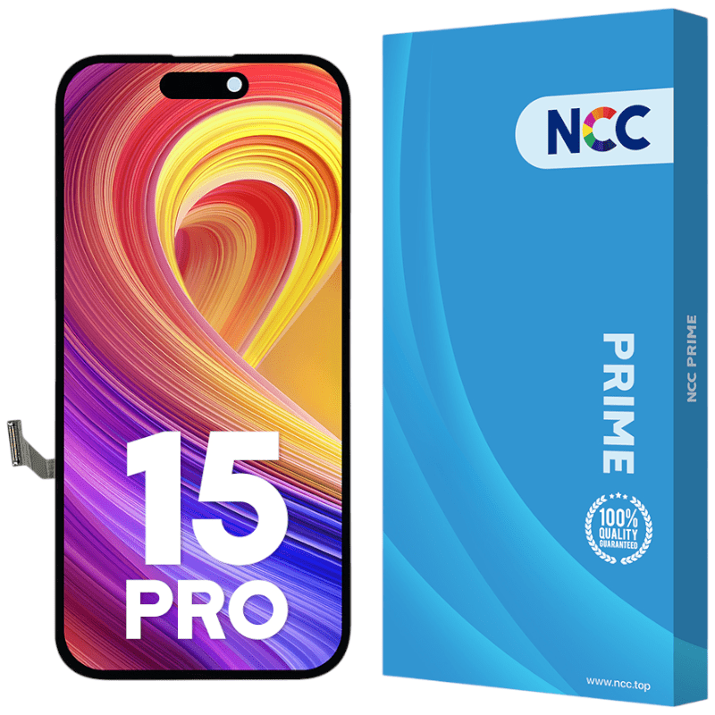 NCC LCD Display für iPhone 15 Pro Incell Schwarz – PRIME - Fonix