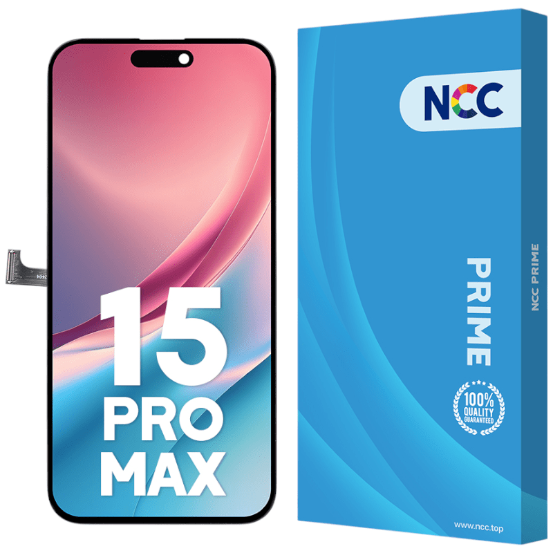 NCC LCD Display für iPhone 15 Pro Max Incell Schwarz – PRIME - Fonix
