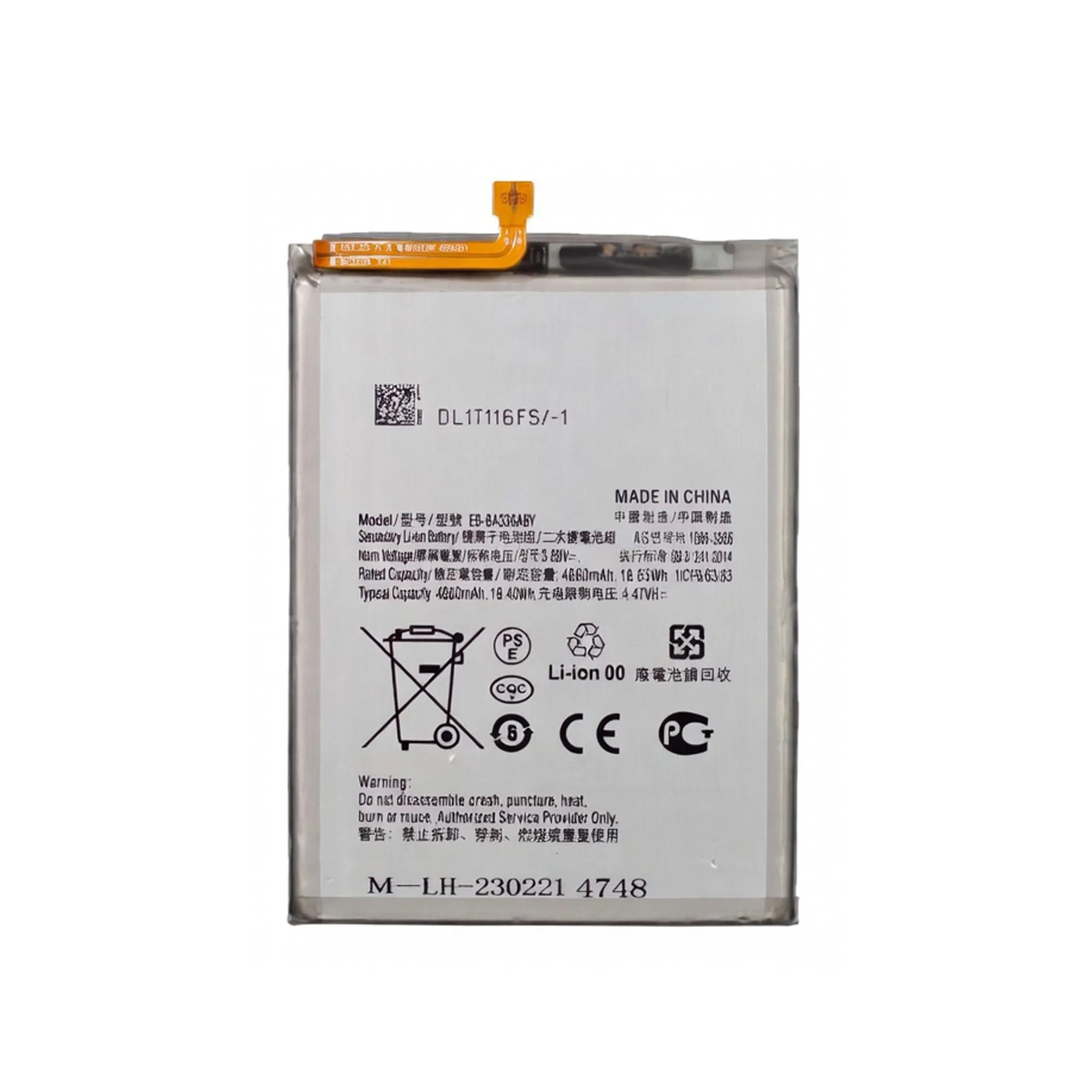 Ersatz-Akku EB-BA336ABY für Samsung Galaxy A53 5G (A536B).