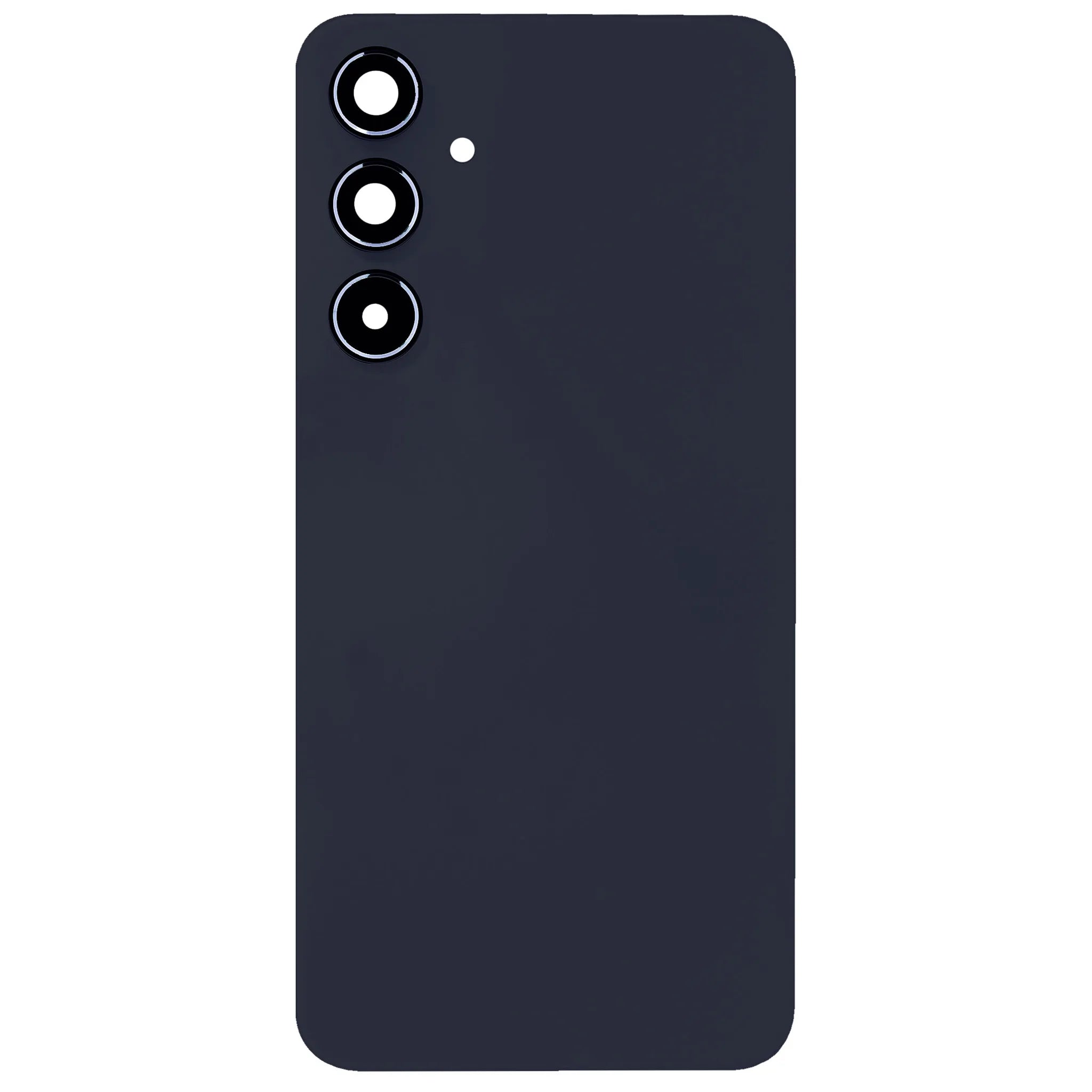 Samsung Galaxy A55 5G Akkudeckel Rückseite in Awesome Iceblue mit Kameralinse.