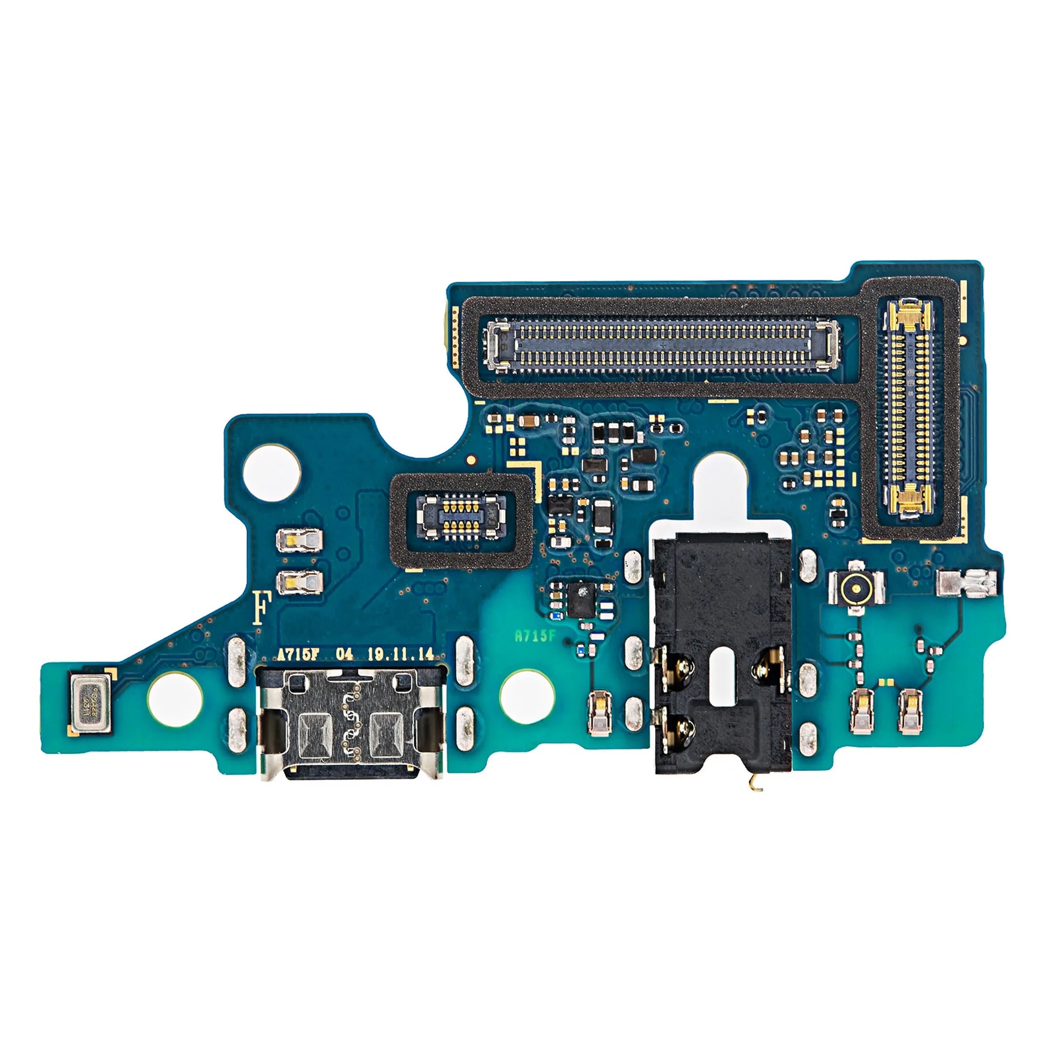 Samsung Galaxy A71 (SM-A715F) Ladebuchse USB-C Platine mit Mikrofon Ersatzteil.