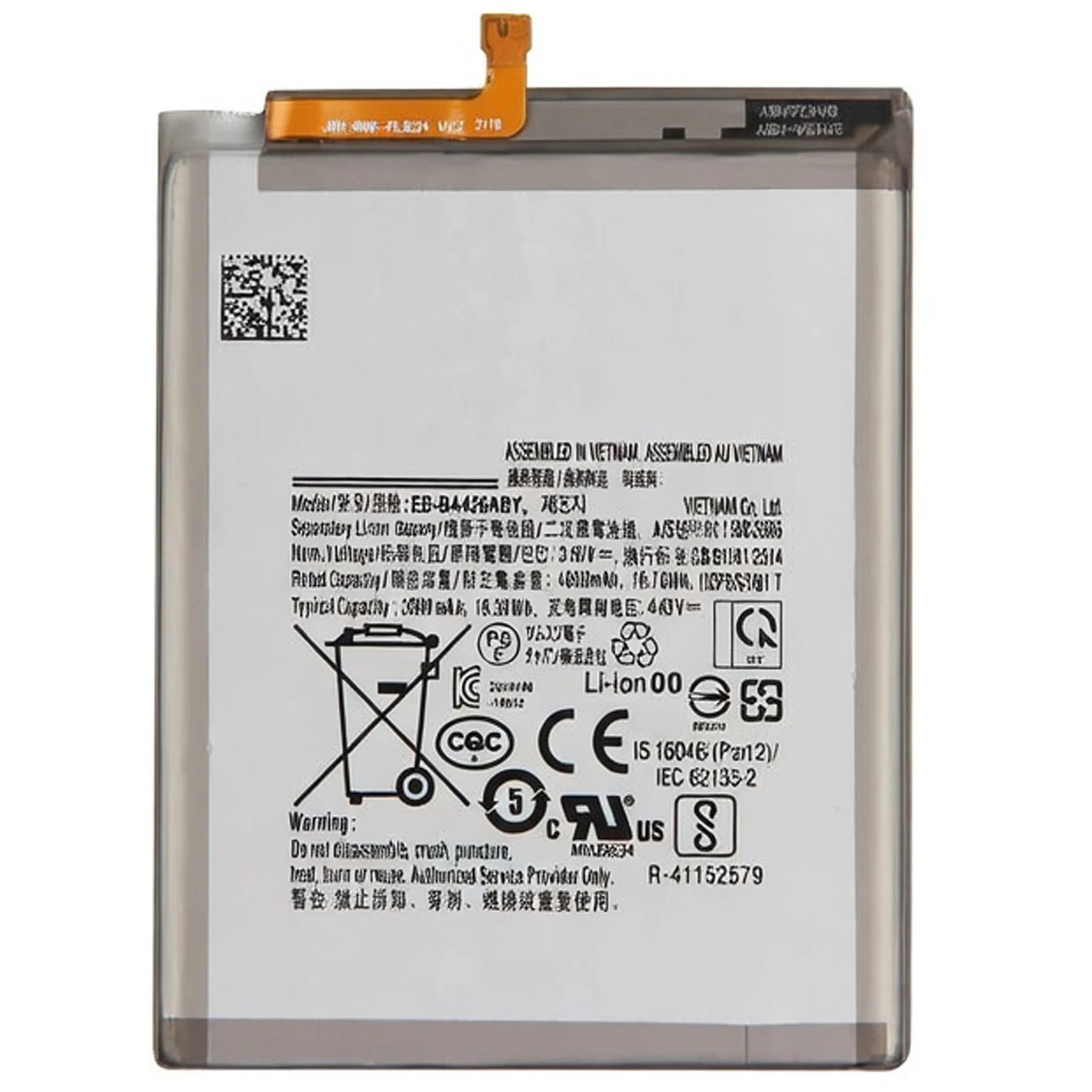 Ersatz-Akku Modell EB-BA426ABY für Samsung Galaxy A32 5G, A42 und A72 mit 4860 mAh.