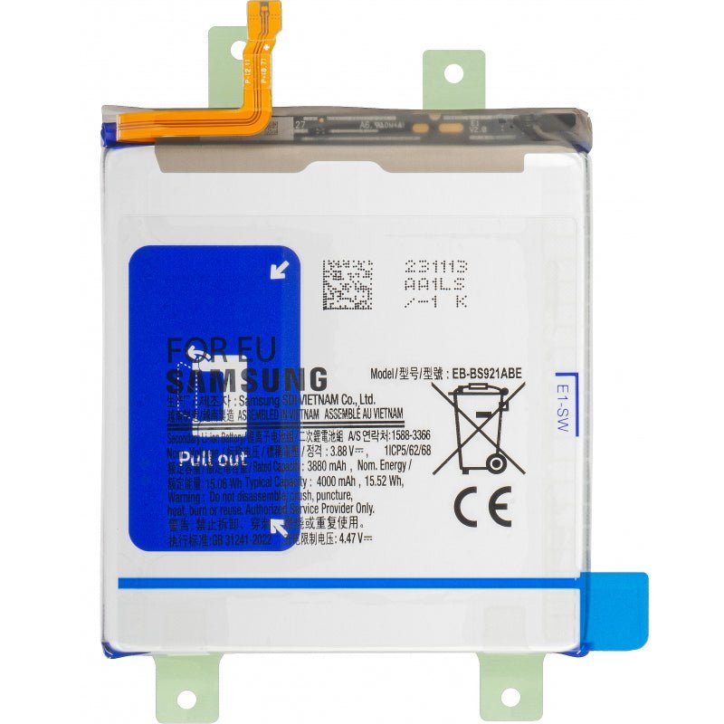 Samsung Akku für S921B Samsung Galaxy S24, Serviceware - Fonix