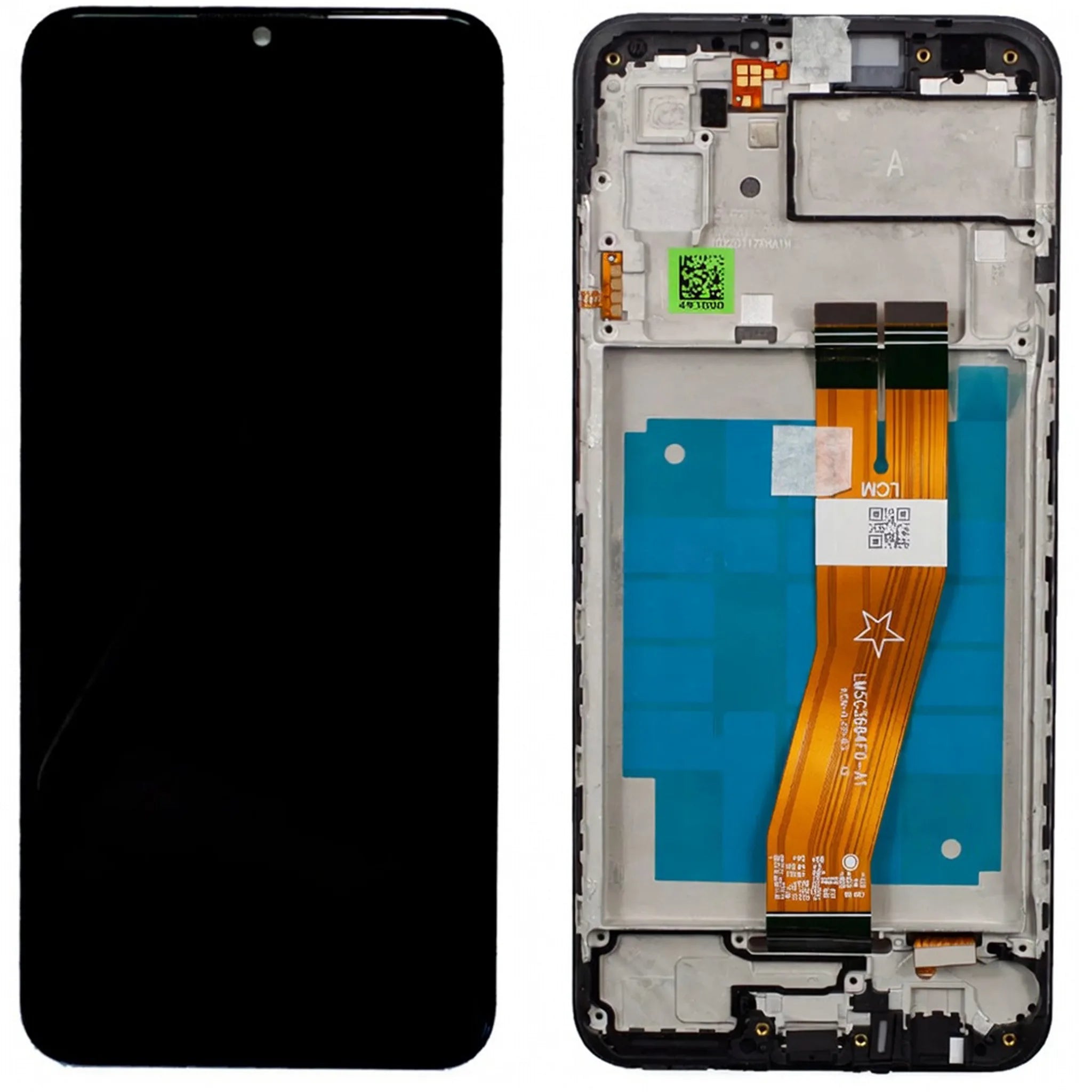 Samsung Galaxy A03 (SM-A035F) Display Einheit Service Pack in Schwarz