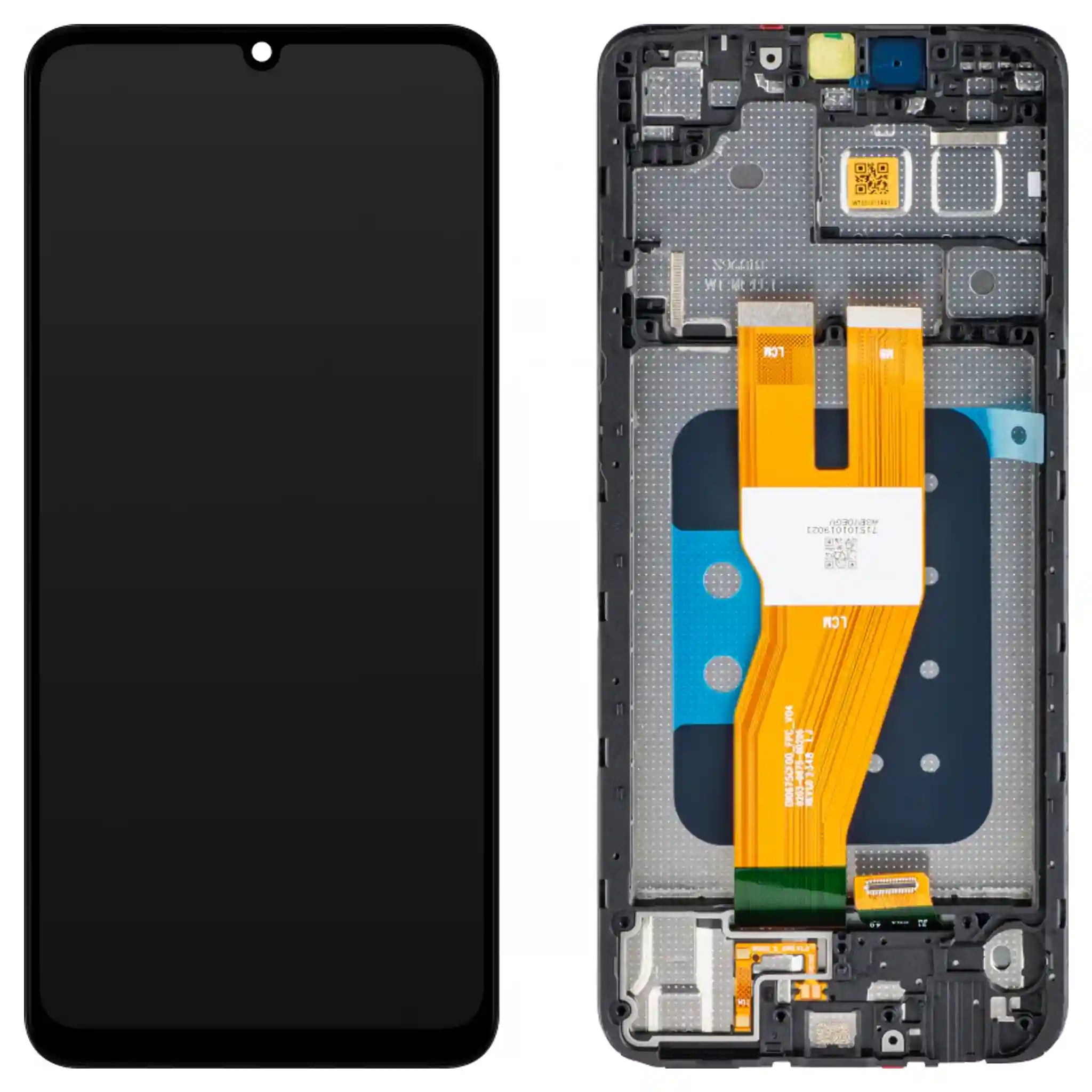 Samsung Galaxy A05 Display, SM-A055F Bildschirm, LCD mit Rahmen, Samsung A05 Reparatur, OEM Ersatzteil, Display Schwarz.