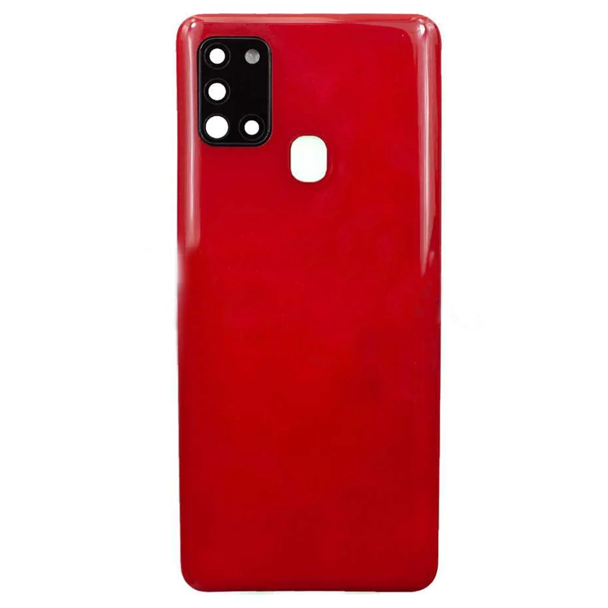 Ersatz-Akkudeckel für Samsung Galaxy A21s (A217F) in Rot mit integrierter Kameralinse