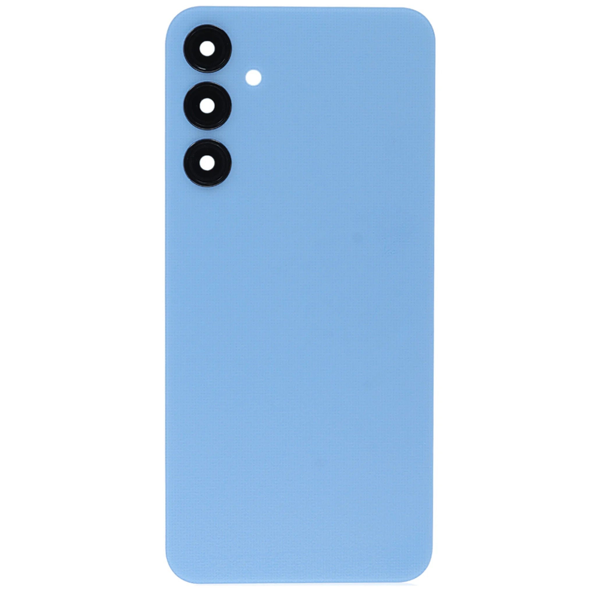 Ersatz-Akkudeckel in Blau für Samsung Galaxy A25 5G (A256B) OEM mit vorinstallierter Kameralinse.