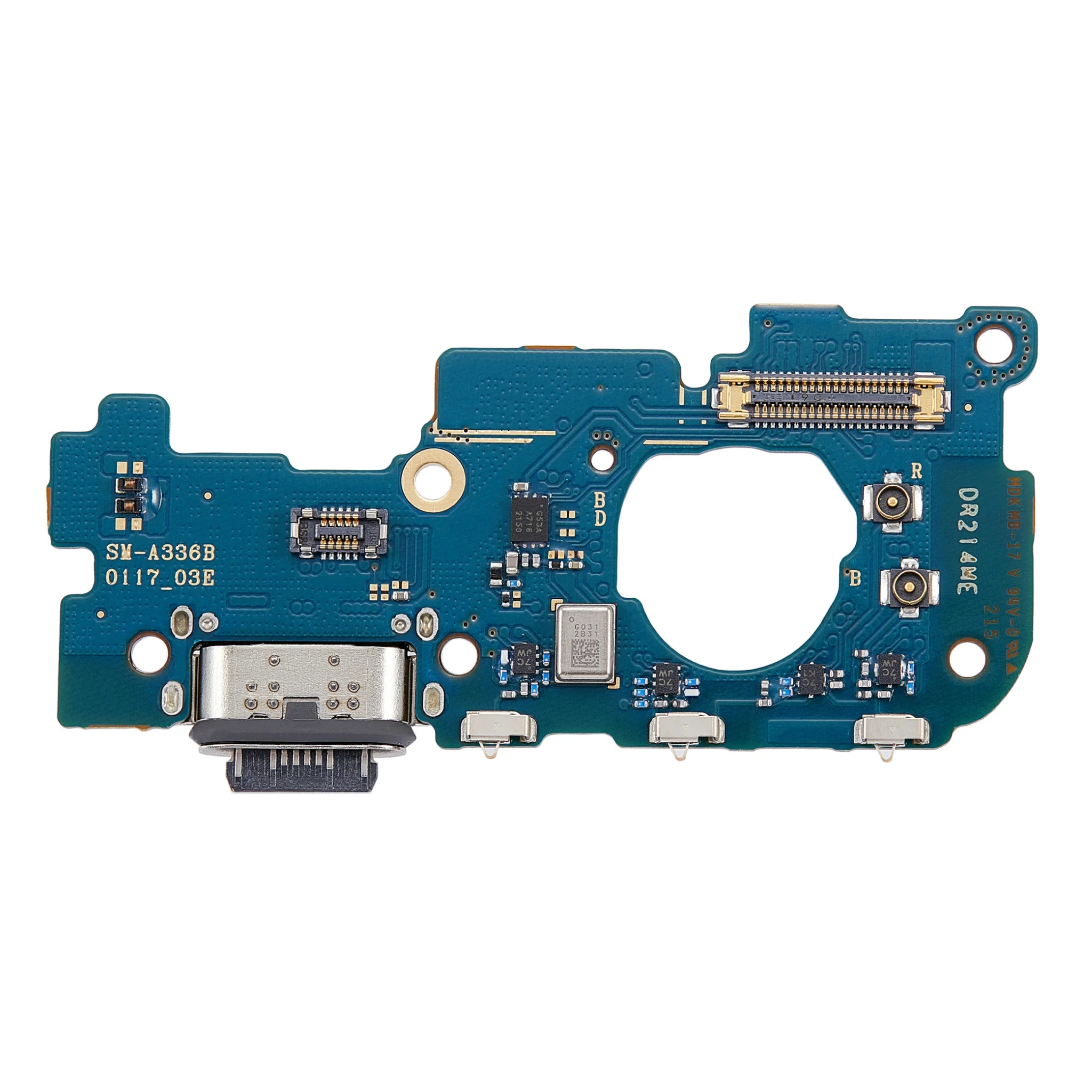 Ersatz-Ladebuchse (Sub-Board) mit USB-C Anschluss und Mikrofon für das Samsung Galaxy A33 5G