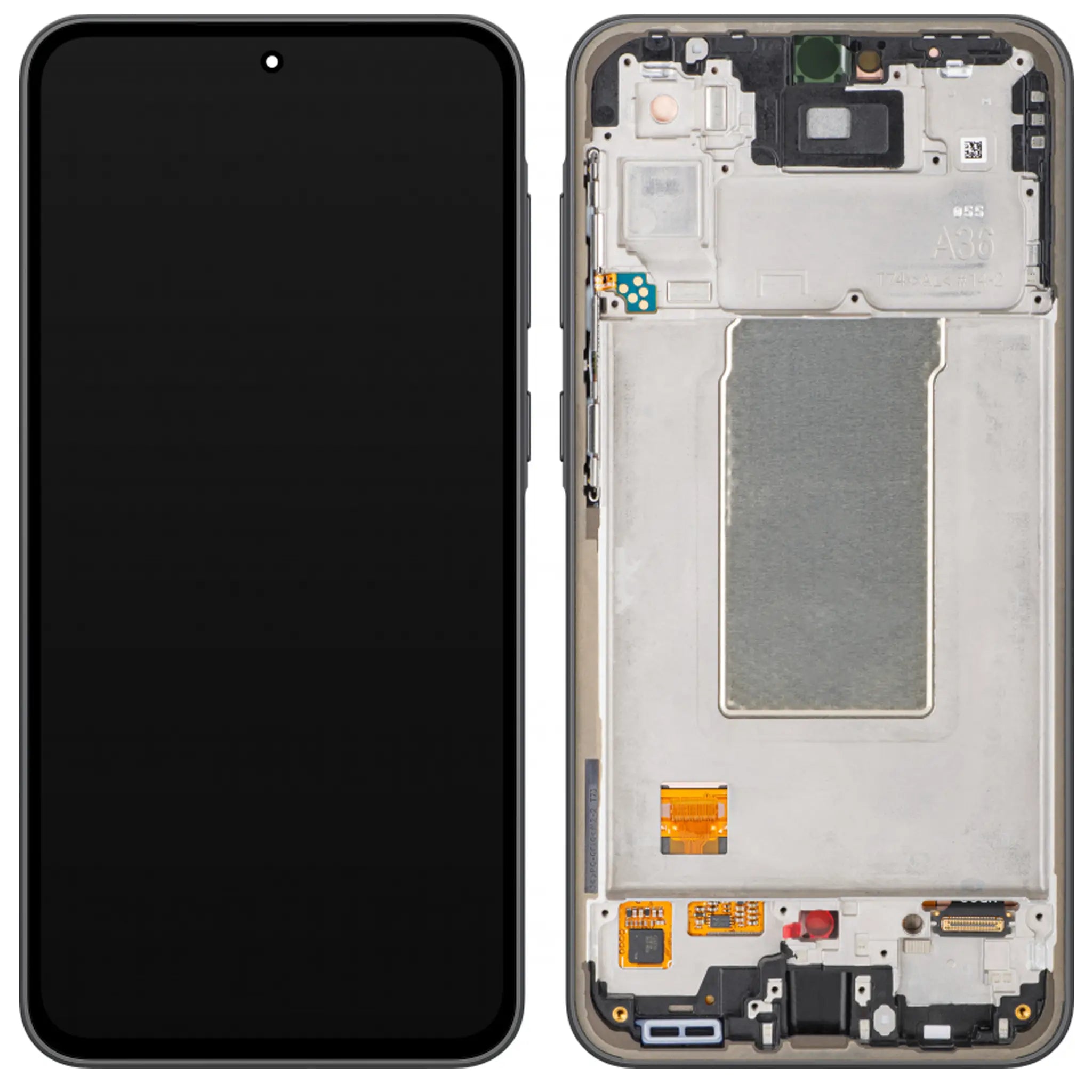 Samsung Galaxy A36 5G (A366B) Display Awesome Black Service Pack Original Qualität Assembled.