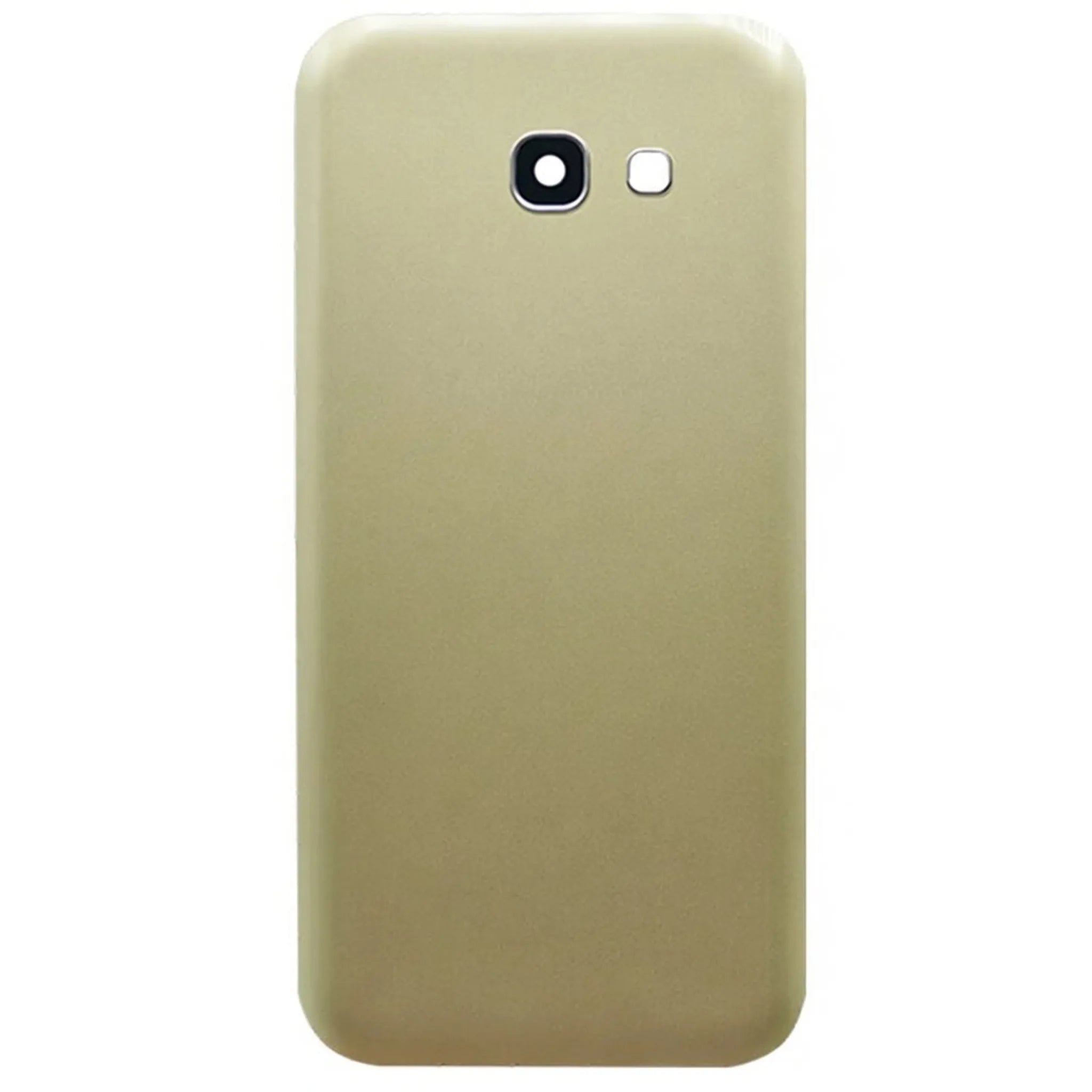 Goldener Ersatz-Akkudeckel für Samsung Galaxy A5 2017 (SM-A520F) inklusive vorinstallierter Kameralinse.