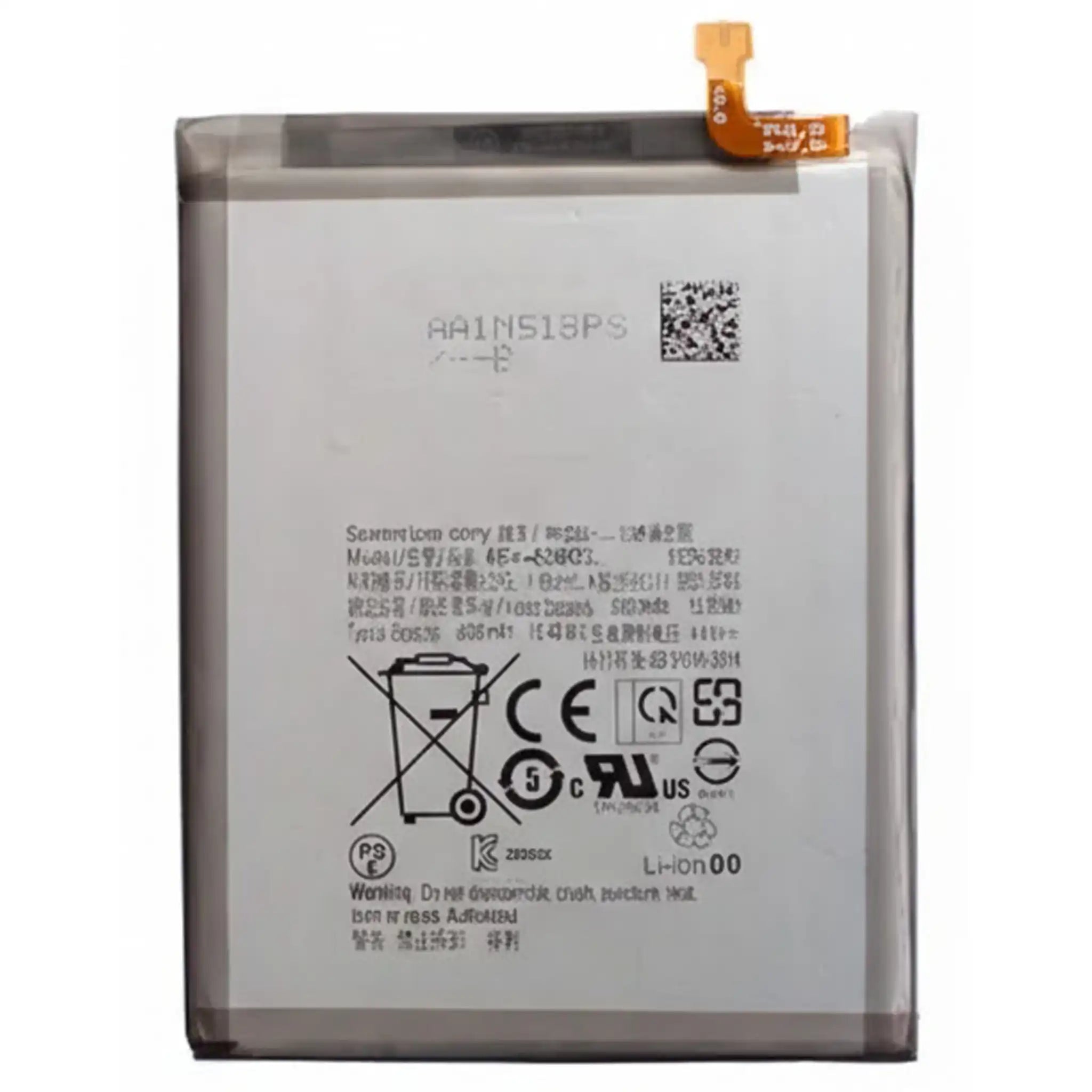 Ersatz-Akku EB-BA505ABU für Samsung Galaxy A50 (SM-A505F), A30 (SM-A305F), A20 (SM-A205F) und A30s (SM-A307F) mit 3900 mAh Kapazität.