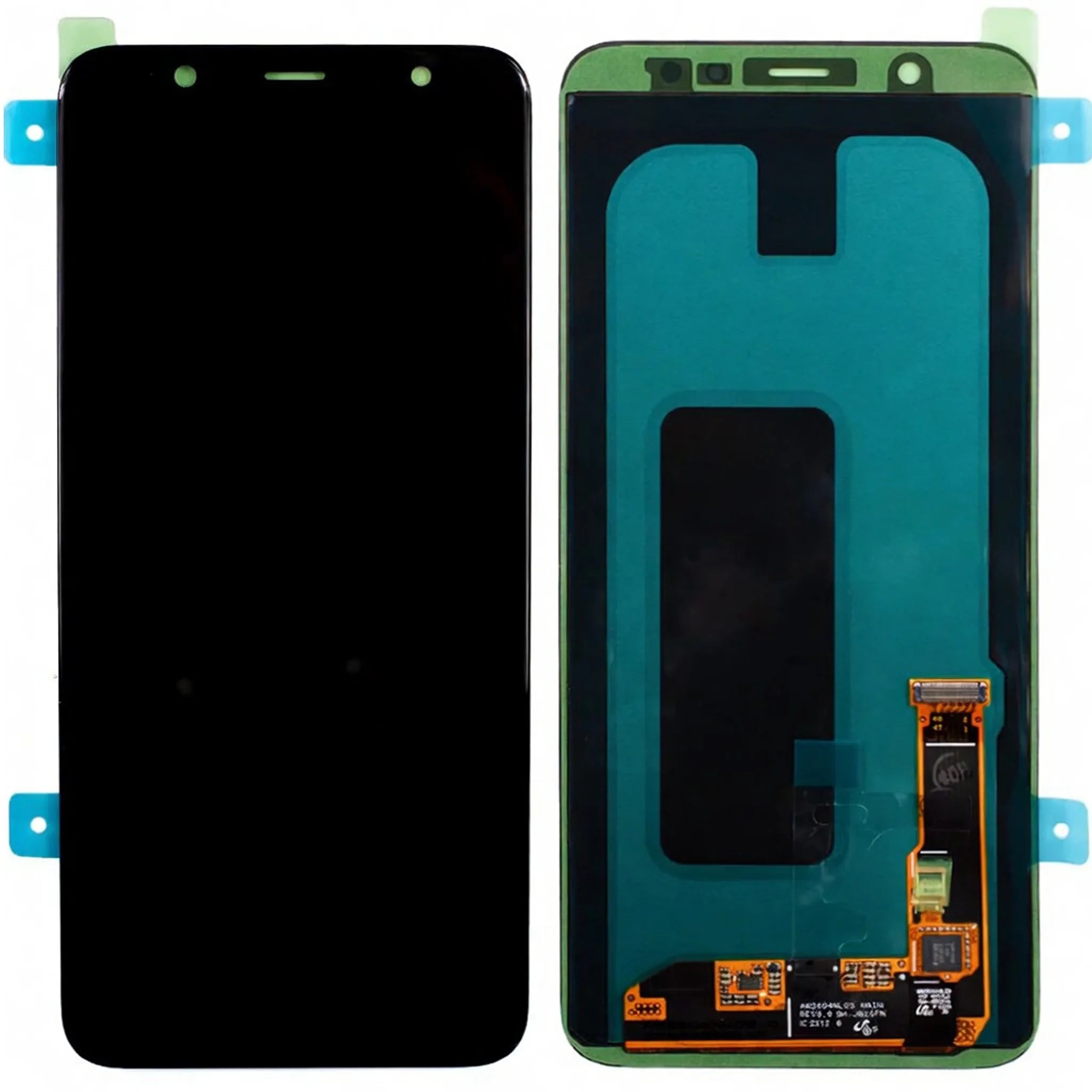 Original Samsung Galaxy A6+ (A605F) Service Pack Display in Schwarz.