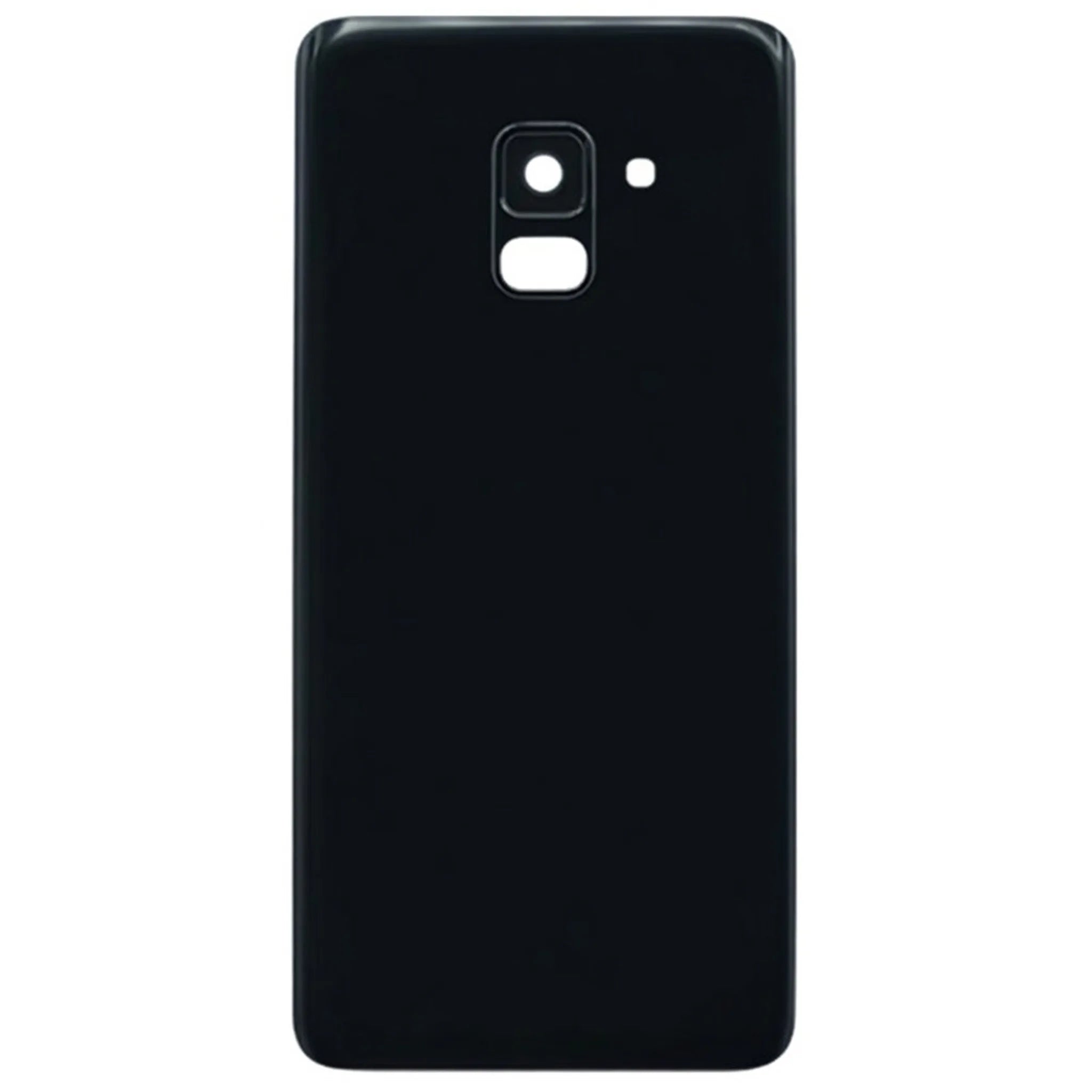 Ersatz-Akkudeckel für Samsung Galaxy A8 2018 (SM-A530F) in der Farbe Black Sky inklusive Kameralinse.