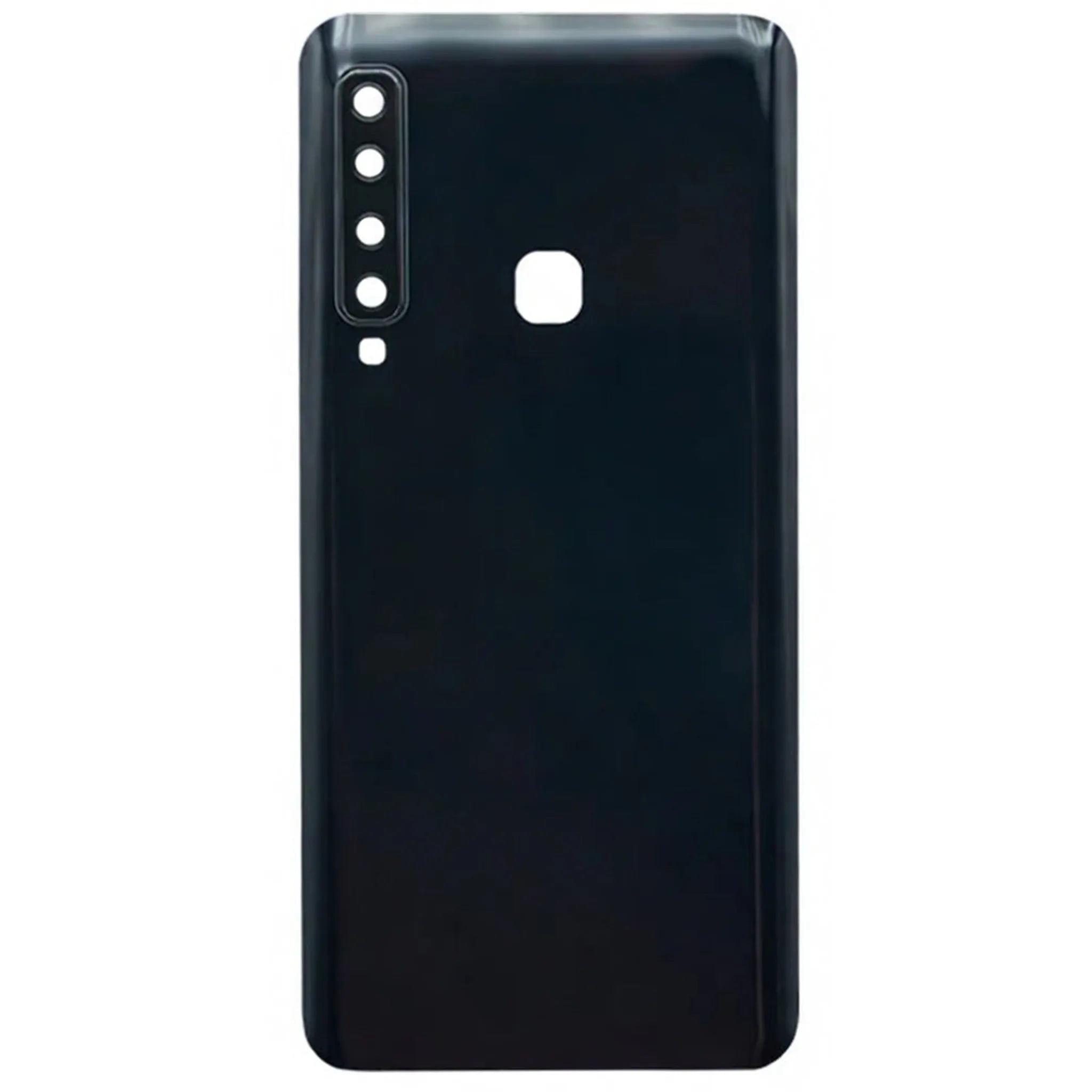 Ersatz-Akkudeckel für Samsung Galaxy A9 2018 (SM-A920F) in der Originalfarbe Caviar Black inklusive Kameralinse.