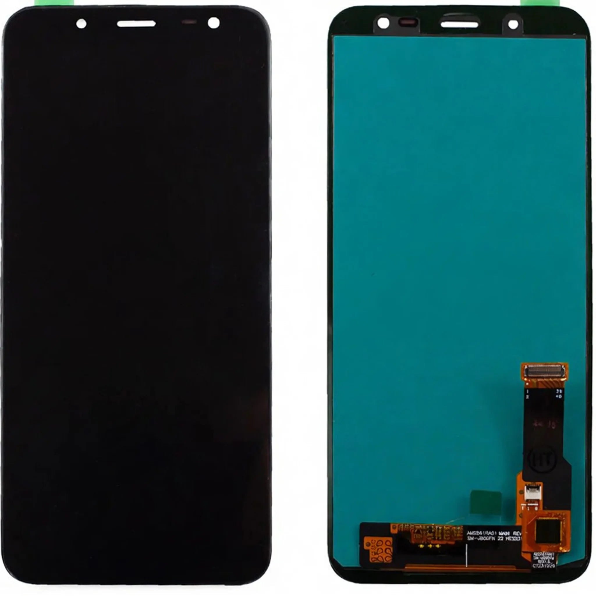 Ersatz-Display für Samsung Galaxy J6 (J600F) in Schwarz mit hochwertiger OLED-Technologie.