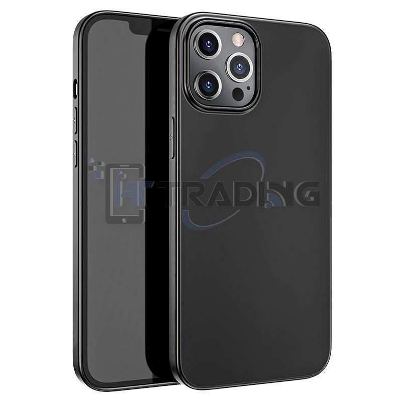 Schutzhülle Silikon Case TPU für iPhone 16e Schwarz - Fonix